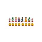 Jeu d’échecs : Édition Super Mario Collector's-Comprend un jeu de table exclusif Super Mario Bros, 32 Super Mario Bros peints à la main et personnalisés, figurines d’échecs, héros Mario (bases rouge) : Roi représenté par Mario, reine représentée par Luigi, fous représentés par les princesses Peach et Daisy, chevaliers représentés par Yoshi, freux représentés par Toad, et pions représentés par la troupe CoinBowsers (bases vert) : Roi représenté par Bowser, reine représentée par Bowser Jr., fous représentés p
