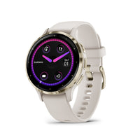 Garmin - Venu 3S - 41mm Lunette en acier inoxydable Soft Gold avec boîtier et bracelet en silicone ivoire-Recevez un aperçu de votre sommeil, de votre récupération, de votre calendrier quotidien, de votre statut HRV et bien plus encore dès votre réveil. Vous pouvez même personnaliser votre rapport pour afficher ce que vous souhaitez voir