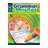 Creative Teaching Press Grammar Minutes Book (CTP6124) - Grade 6-One Hundred Minutes to Better Basic Skills