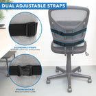 Mount-It ErgoActive Lumbar Support Pillow-Manufacturers Limited Lifetime Warranty