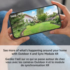 Amazon Blink Outdoor 4 XR- 2 Cameras with Sync Module XR-See live view 20 percent faster — XR technology runs on the 900MHz band, avoiding typical WiFi congestion, and unlocking 20 percent quicker access to live view, even at long distances.