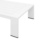 Modway - Tahoe Terrasse extérieure Aluminium revêtu en poudre Table basse - Blanc-7