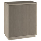 Hudson&Canal Alston 28"W Accent Cabinet - Antiqued Grey Oak-Modern transitional design for your home office, bedroom, or living spaces