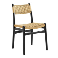 Plata Imports Rideu Armless Chair-Space-saving armless design
