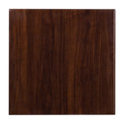 Flash Furniture 24" Square High-Gloss Walnut Resin Table Top with 2" Thick Drop-Lip-Restaurant Dining Table Top