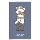 Blueline 17 Months Two-Week Pocket Planner - August to Dec - Assorted 6-1/2" H x 3-1/2" W - Assorted Colours - Bilingual-Ruled space for each day