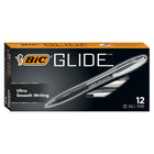 BIC Glide Original Ballpoint Pens Retractable – 1.0mm – Black – 12 Pack-Smoother than the smoothest
