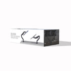 Intekview Premium Counterbalanced Dual Monitor Arm-Adjustable Tilt: +90° to -45° for optimal viewing angles
