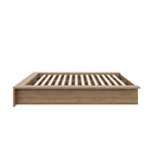 Nexera James Platform Bed - Full Size - Brown Oak-Versatile Silhouette: Rectangular shape complements various decor styles