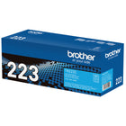 Brother TN223 Cyan Toner Cartridge, Standard Yield-Average 1,300-page yield