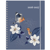 W.Maxwell 2026-27 Garbo Weekly Planner - 8.5" W x 11" H - Birds-August 2026 to July 2027