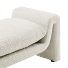 Modway Waverly Boucle Fabric Bench - Ivory-7