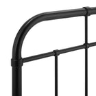 Modway Alessia Metal Queen Headboard - Black-7 Mounting Positions