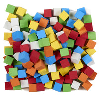 Koplow Games - Dés vierges en mousse - couleurs assorties - 16 mm - sachet de 200 -Dés en mousse vierges pour une grande variété d'utilisations