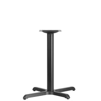 Flash Furniture Base en X de table de restaurant de 23,5 po x 29,5 po Pied central de 3 po de diamètre à hauteur de la table-Base de table de restaurant