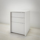 Nexera Multi-Purpose Storage Office Storage And Filling Cabinet - White-1 legal size filing drawer on heavy duty full extension slides giving full access to files at the back