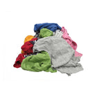 Globe Commercial Coloured T-Shirt Wiping Rags 10lb Bag-Medium absorbency, making them ideal for a variety of cleaning tasks
