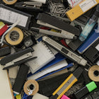 TerraCycle Office Supplies Zero Waste Box - Medium-What is included: Durable colour-printed collection box with internal liner, pre-paid UPS return shipping label, and recycling of collected waste