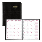 Brownline 2027 14-Month Monthly Planner Soft Cover - 8-7/8" x 7-1/8" - Black-14-Month: December 2026 to January 2028