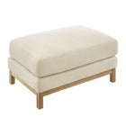 Modway Roscoe Fabric Ottoman - Ivory-8