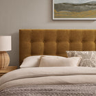 Modway Emily Fabric Upholstered King Size Headboard - Copper-Seven Mounting Positions