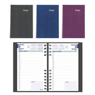 Blueline 2027 CoilPro Daily Planner with Hard Cover - 8" x 5" - Assorted Colours - Bilingual-12-Month: January 2027 to December 2027