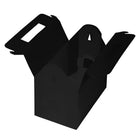 JAM Paper - Boîte à lunch en plastique - 4 3/4 po x 7 3/4 po x 4 3/4 po - Noir -Vendus séparément