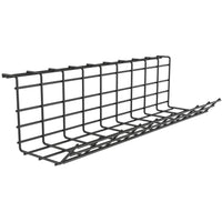 ShoppingAll - Organisateur de gestion de câbles sous le bureau Plateau de câbles en métal robuste - Noir-PLATEAU LARGE ET SPACIEUX: L’espace de rangement large offre une tranquillité d’esprit en gardant vos câbles et multiprises hors de vue. Dégagez les fils en désordre sous votre table et améliorez votre efficacité avec un espace de travail bien organisé.