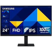 Samsung S3 S30GD 24" IPS Monitor - LS24D300GANXZA-Experience stunning colours across the entire display with the IPS panel. Colours remain bright and clear across the screen, even when you change angles. Tones and shades are represented consistently and beautifully with less colour washing