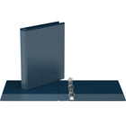 Davis Group Easyview Premium Binder - Round Ring - Customizable - 1" - Navy Blue - 6 Pack-1"