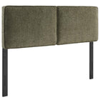 Modway Lindee Boucle Fabric Full Headboard - Sage-Pillow Style Headboard