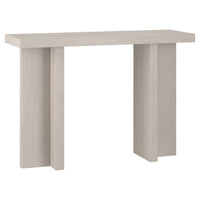 Hudson&Canal Dimitra 42"W Console Table - Alder White-A modern transitional design for your entryway, living room, den, and more