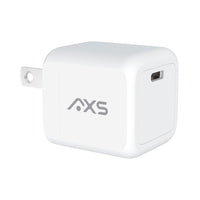 AXS 20W PROCharge USB-C PD GaN Wall Charger with PPS - White-Integrated GaN technology provides a high-power, efficient charge that won’t overheat