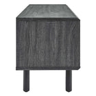 Modway Kurtis 47" TV Stand - Charcoal-Wood Legs