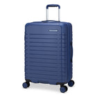 Travelite Epicure 24" Hardside Medium Checked Spinner Luggage - Set Sail-Made from polycarbonate, offering robust resistance to impact, pressure, heat, cold and scratches, ensuring lasting durability and protection for your belongings