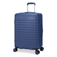Travelite Epicure 24" Hardside Medium Checked Spinner Luggage - Set Sail-Made from polycarbonate, offering robust resistance to impact, pressure, heat, cold and scratches, ensuring lasting durability and protection for your belongings