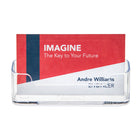 Deflecto Business Card Holder - Clear-5