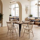 Zuo Tyce Dining Chair - Natural - Set of 2-Dimensions: 19.1" L x 20.1" W x 32.3" H