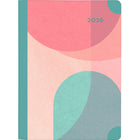 Socadis W. Maxwell 2026 Memo Daily Planner - 7.25" x 9.75" - Geo - Bilingual-January to December 2026