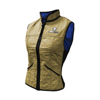 Techniche HYPERKEWL Evaporative Cooling Female Deluxe Sport Vest, Khaki, XL (6530F KH XL)-Cooling Female Deluxe Sport Vest