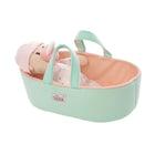 Manhattan Toy Love, Stella My First Doll & Bassinet - Peach-Comes with a magnetic pacifier and soft bassinet