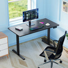 ShoppingAll - Cadre de bureau debout électrique à double moteur, réglable en hauteur - Noir-Le panneau de commande comporte 4 touches de présélection à mémoire programmable qui vous permettent de passer facilement d'un réglage de hauteur à un autre