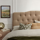 Modway Annabel Premium Linen Blend King Headboard - Almond-7 Adjustable Mount Positions