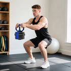 Soozier 6-in-1 Adjustable Dumbbell Set-Non-slip handlebars, making it easy to hold and lift