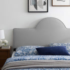 Modway Dawn Performance Velvet Full/Queen Headboard - Light Grey-5 Mounting Positions