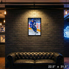 William Nylander Toronto Maple Leafs Skating - Framed Canvas - 22" x 31"-Finished size: 22.5x31.5