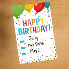 Creative Teaching Press Happy Birthday Awards, 30 Pack (CTP1313)-Fun bright assortment of Colours
