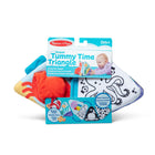 Melissa & Doug Ocean Tummy Time Triangle-3 engaging and multi-sensory double-sided fold-out cloth panels lie flat or connect to stand up in a pyramid for baby's tummy play to help boost developmental skills
