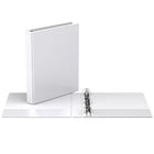 Davis Group Super offre Easyview, Reliure View à anneaux inclinés en D 1.5 po, personnalisable, paquet de 6 - Blanc-1 po