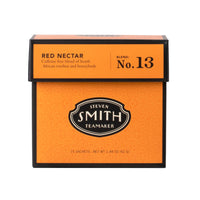 Steven Smith Teamaker Red Nectar Herbal Tea - 6 x 15 count sachets-Caffeine-free rooibos blend